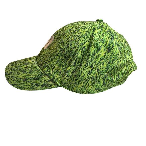 LOUDMOUTH Hat Golf Baseball Cap Allover Grass Print Mens Size OSFM - Picture 4 of 11
